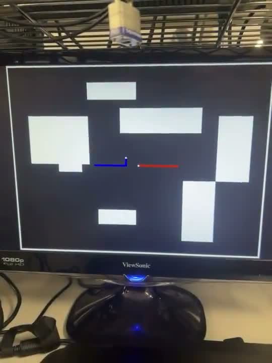 FPGA Tron gameplay footage